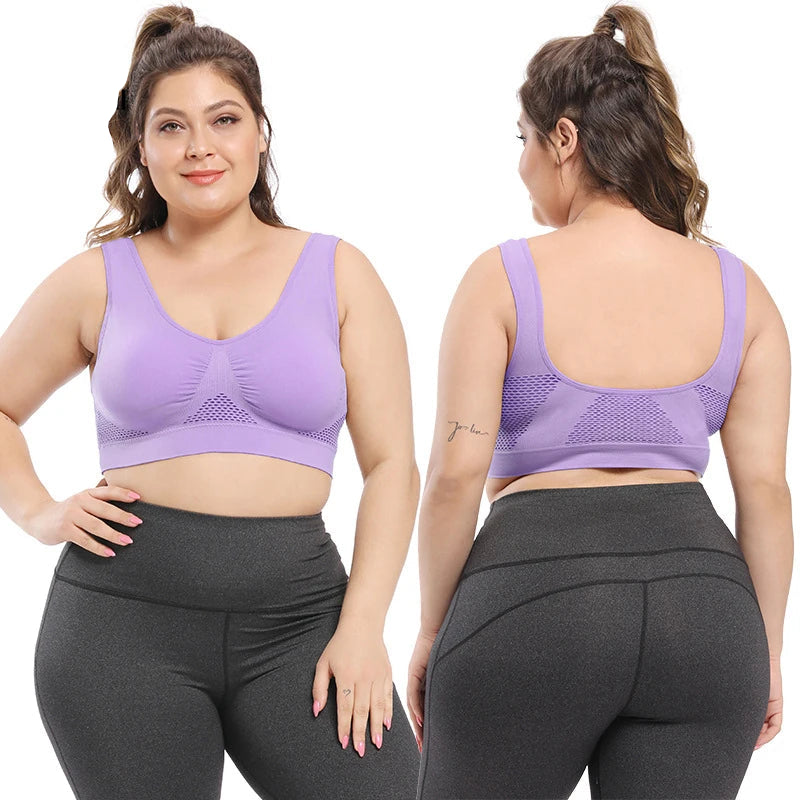 Sutiã Plus Size Sem Costura com Almofadas Confortáveis