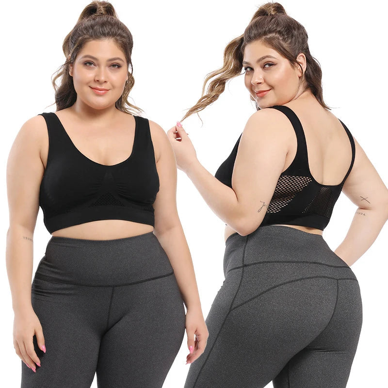 Sutiã Plus Size Sem Costura com Almofadas Confortáveis