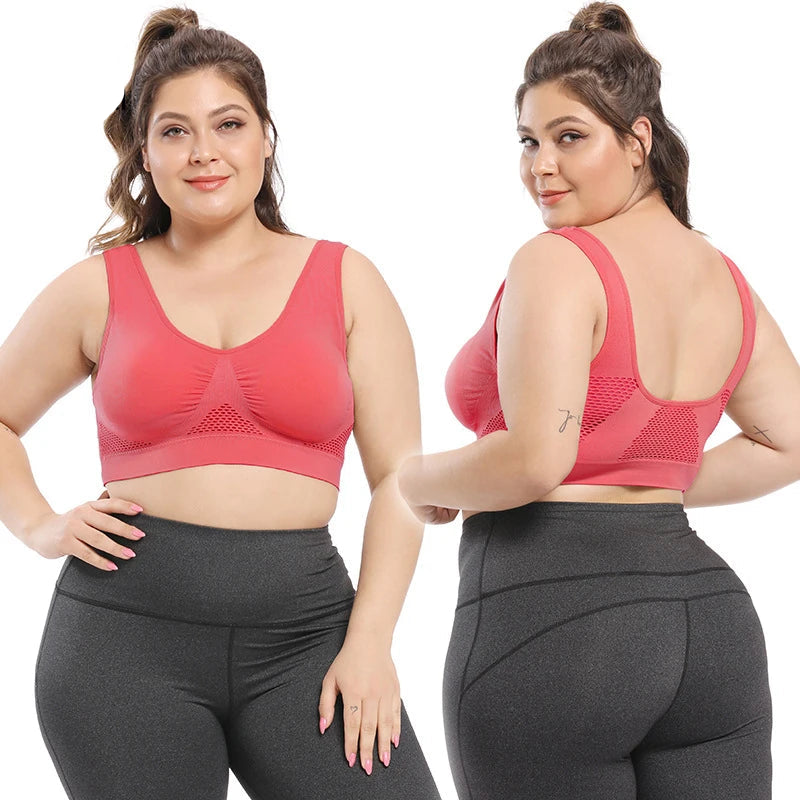 Sutiã Plus Size Sem Costura com Almofadas Confortáveis