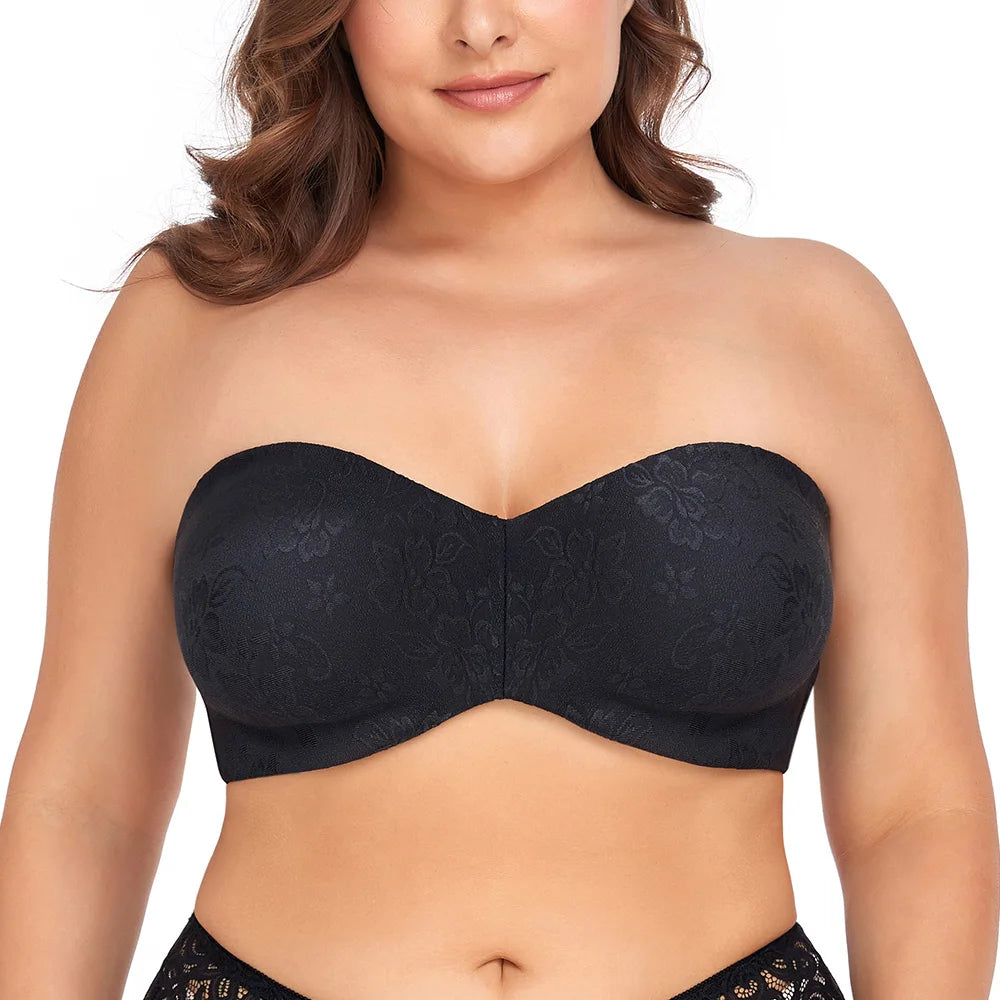 Sutiã Sem Alças Plus Size Push up - Conforto e Elegância