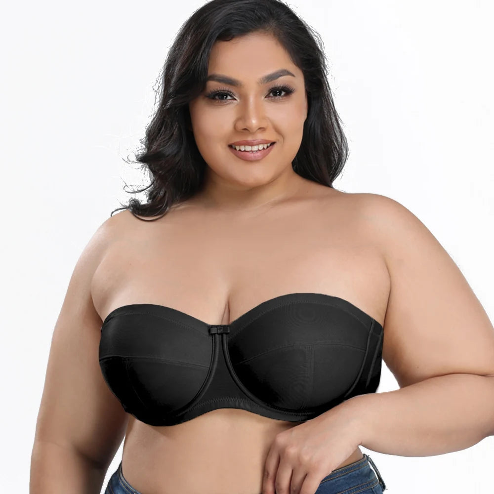 Sutiã Plus Size Sem Alças Push up