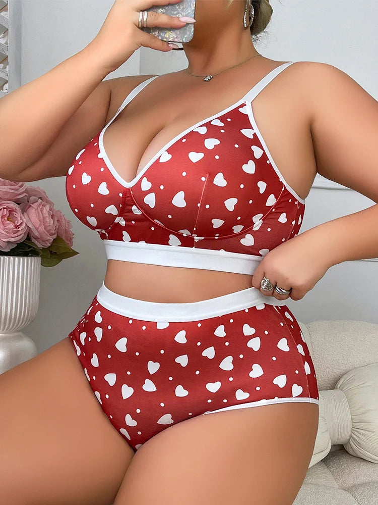 Sexy e confortável conjunto de sutiã plus size sem fio fino verão cobertura completa anti-flacidez conjunto de roupa interior ajustável 4xl ultra-th