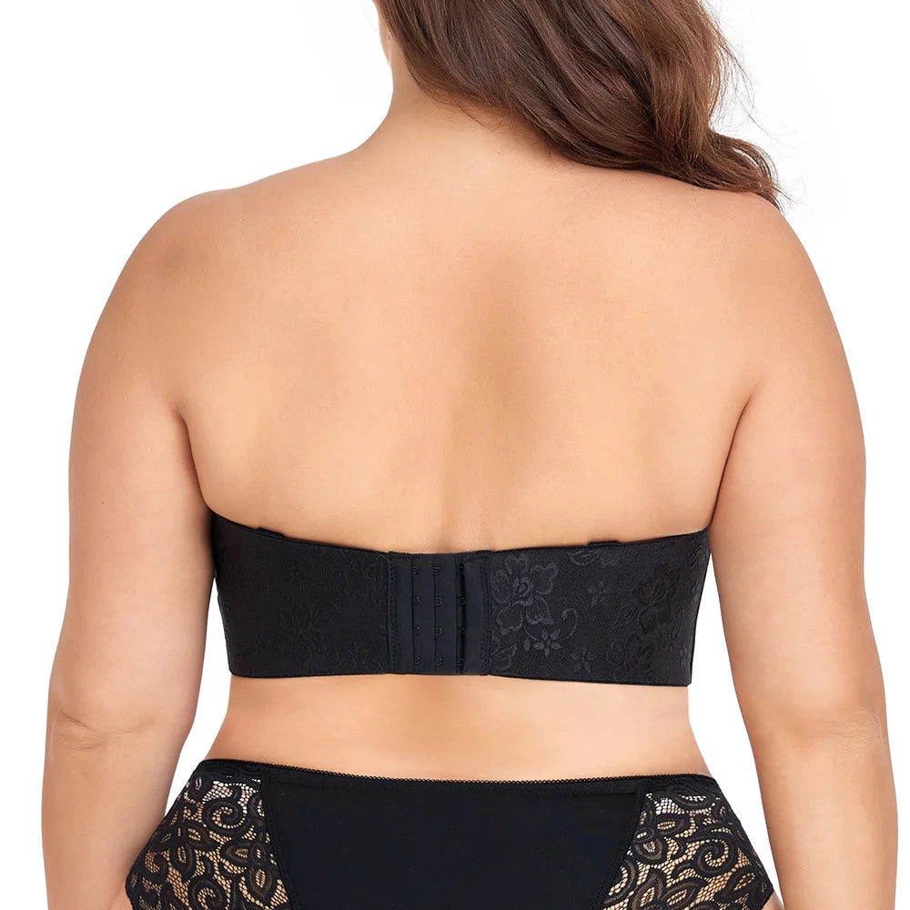 Sutiã Sem Alças Plus Size Push up - Conforto e Elegância