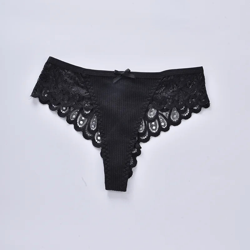 Mulheres Sexy Calcinha Cuecas De Renda Calcinha Mulheres Roupa Interior Lingerie Cintura Baixa G String Floral Thongs Femininas Confortável Suave