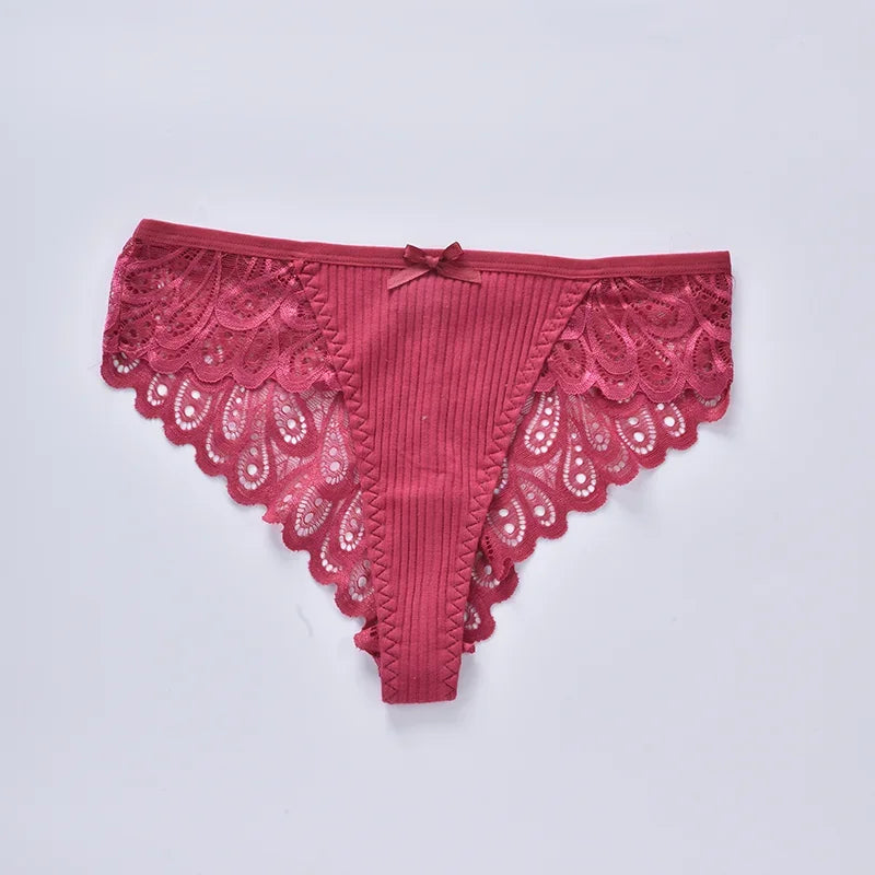 Mulheres Sexy Calcinha Cuecas De Renda Calcinha Mulheres Roupa Interior Lingerie Cintura Baixa G String Floral Thongs Femininas Confortável Suave