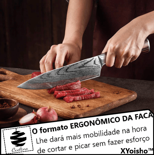 XYoisho™ - Faca Japonesa de Cozinha de 8 polegadas - Online Plus 