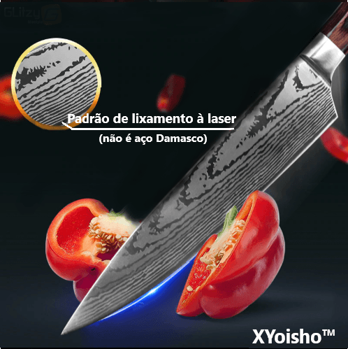 XYoisho™ - Faca Japonesa de Cozinha de 8 polegadas - Online Plus 